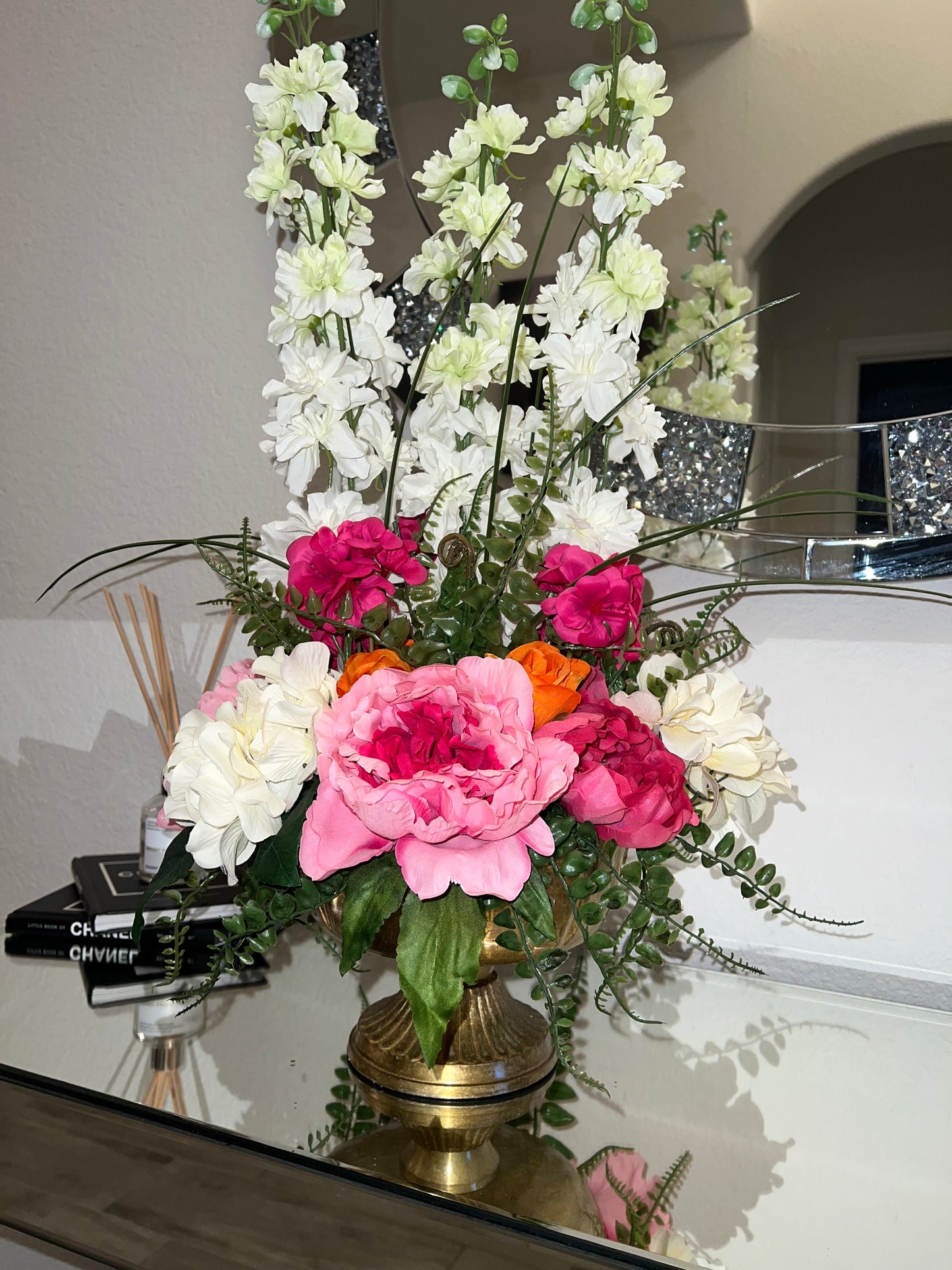 Summer hydrangeas and peonies