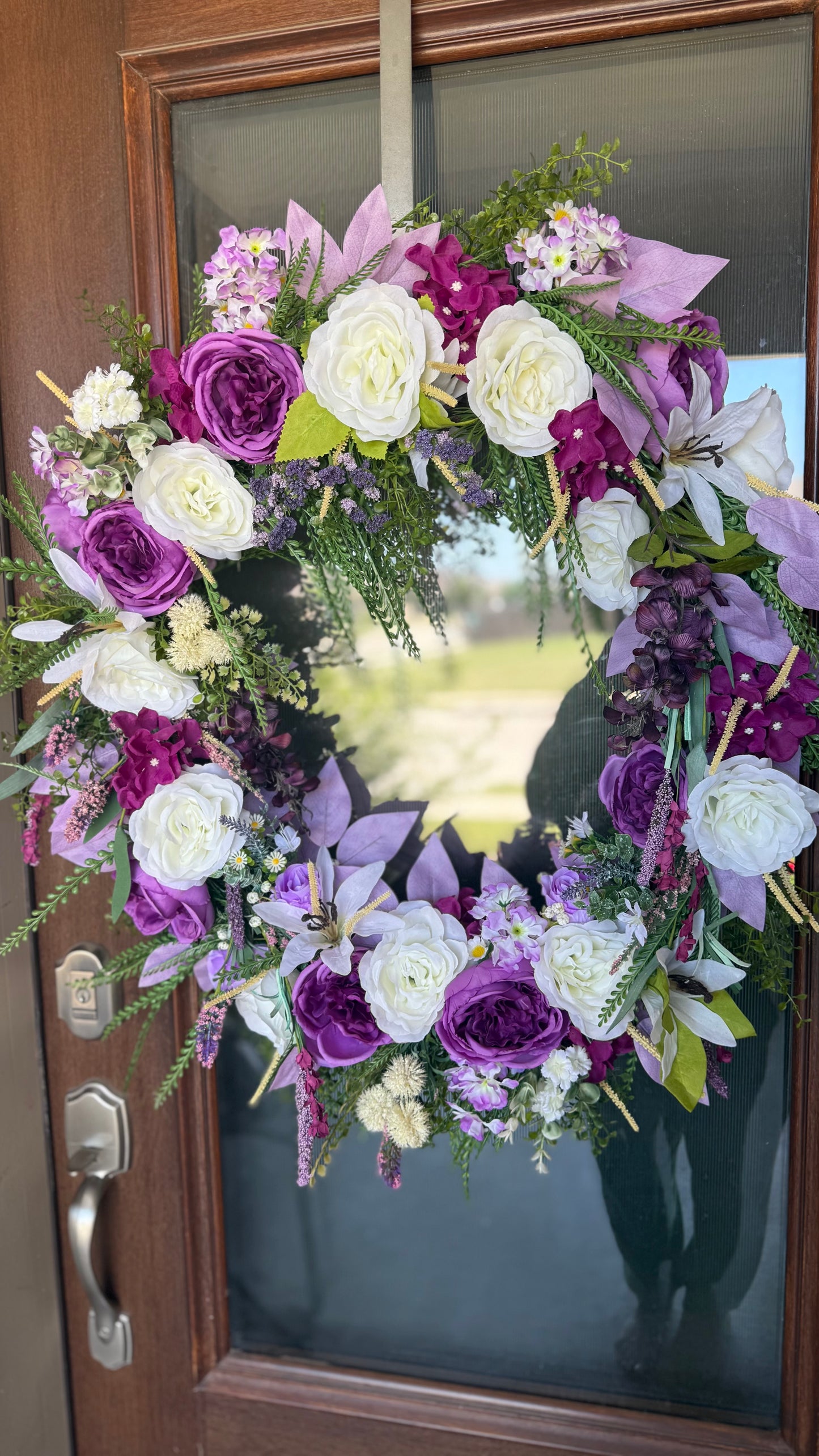 Lavender Luxe Garden Wreath