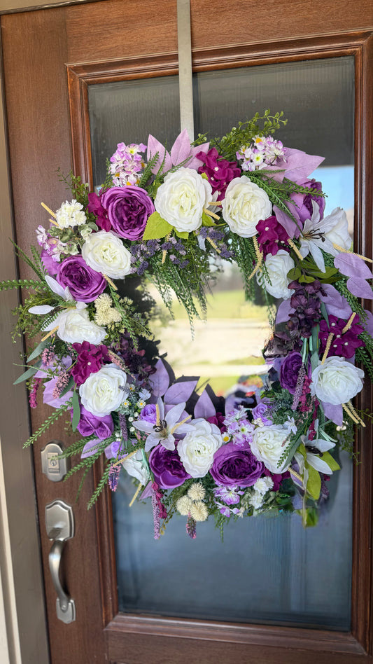 Lavender Luxe Garden Wreath